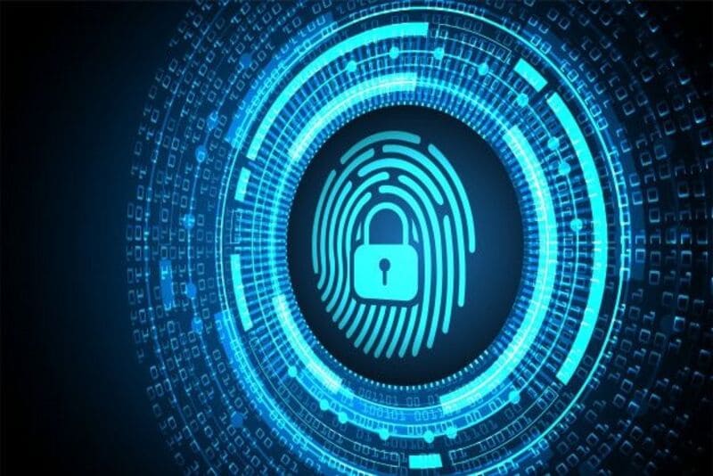 Ilustração de segurança cybernetica que protege as transações da pixtrade